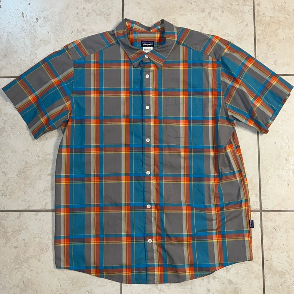 Patagonia Plaid Button Up